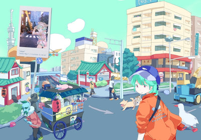 URAHARA anime creator Mugi Tanaka's art book URBAN is now available through Amazon!