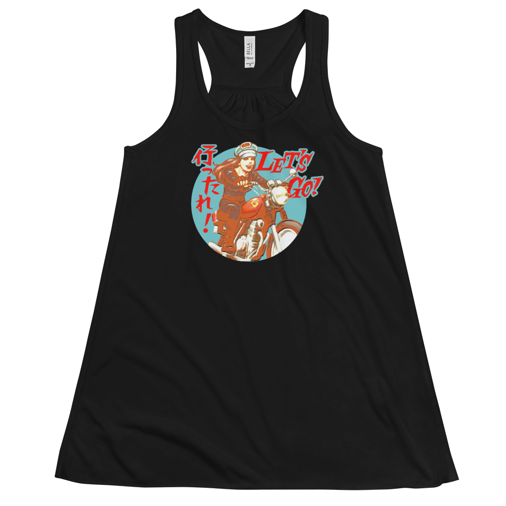 YANKII STYLE "Let's Go!" Flowy Tank Top by Haruki Ara