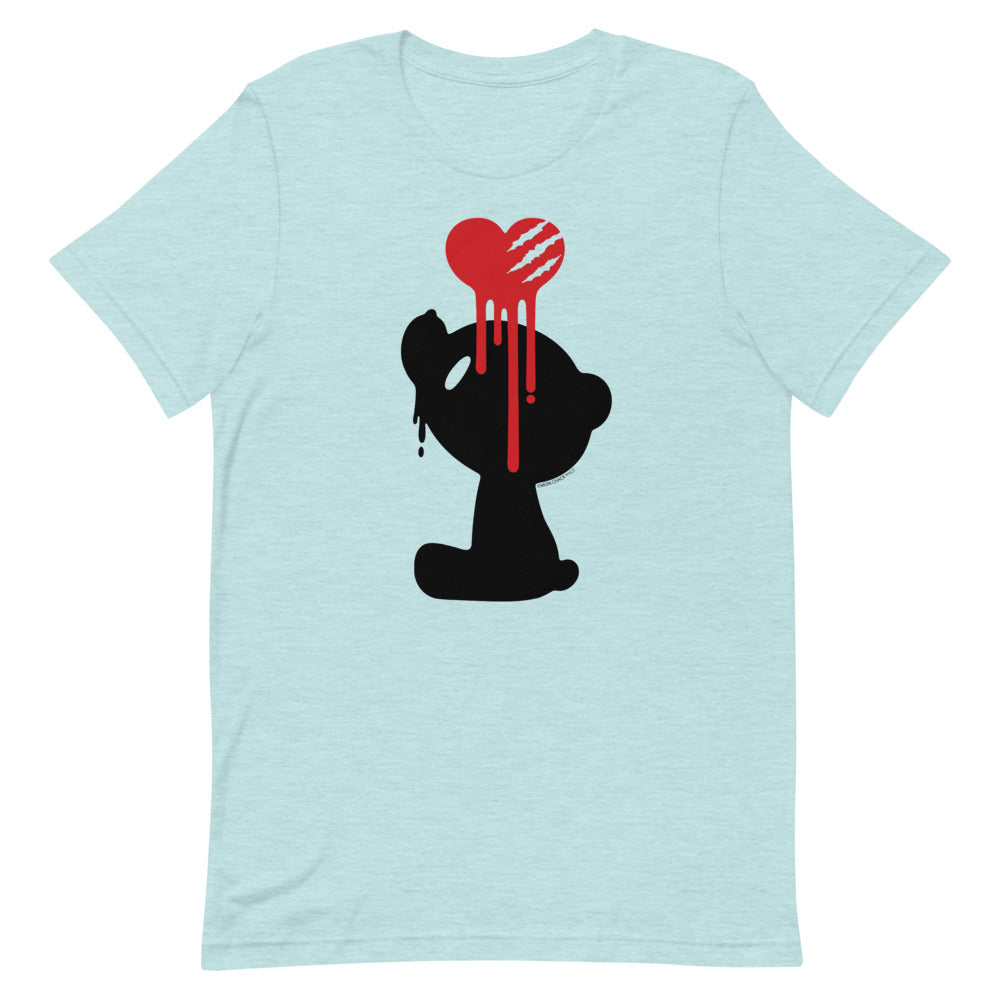 GLOOMY BEAR Official "Bleeding Heart" T-shirt by Mori Chack