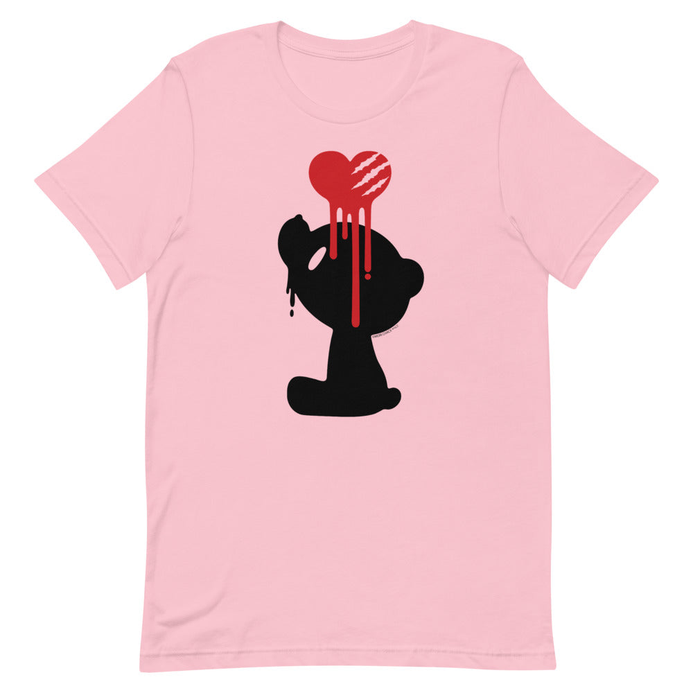 GLOOMY BEAR Official "Bleeding Heart" T-shirt by Mori Chack