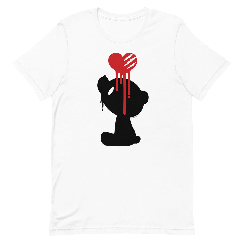 GLOOMY BEAR Official "Bleeding Heart" T-shirt by Mori Chack