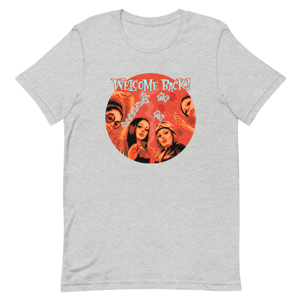 YANKII STYLE "Welcome Back!" Unisex T-shirt by Haruki Ara