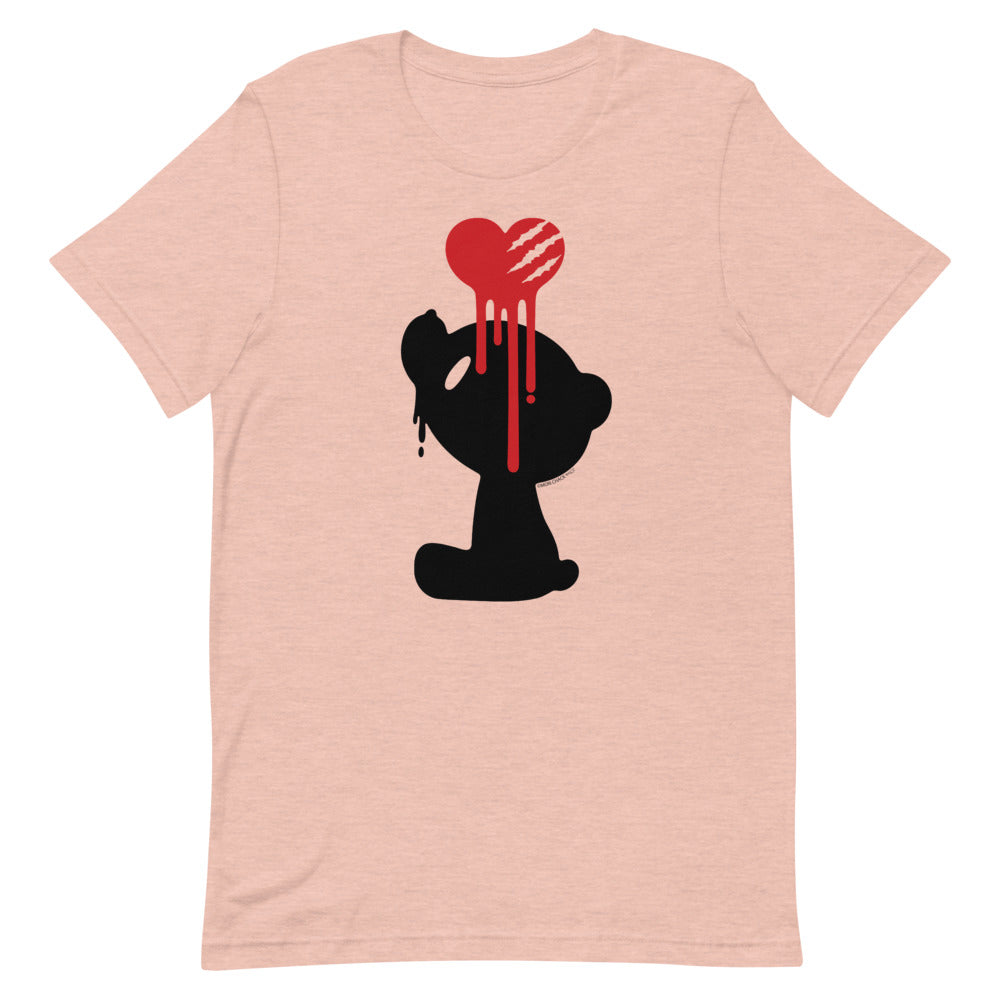 GLOOMY BEAR Official "Bleeding Heart" T-shirt by Mori Chack