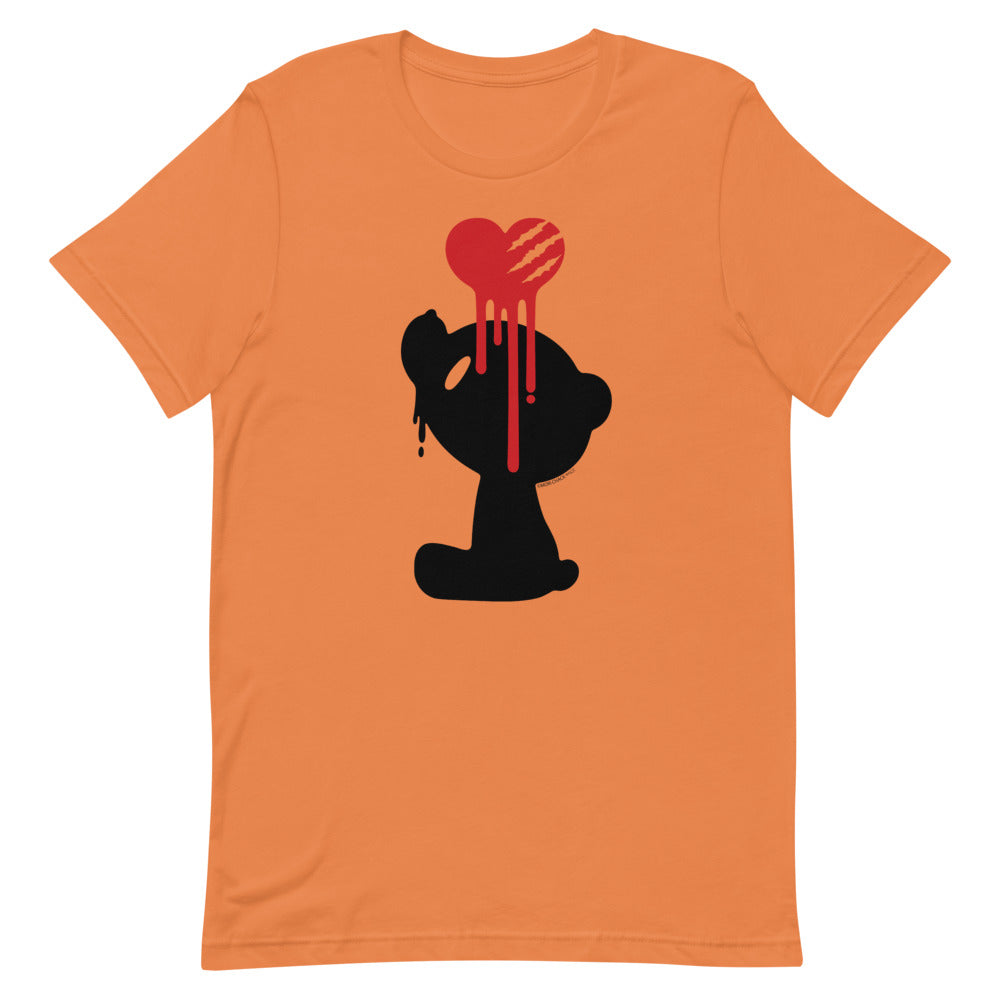 GLOOMY BEAR Official "Bleeding Heart" T-shirt by Mori Chack