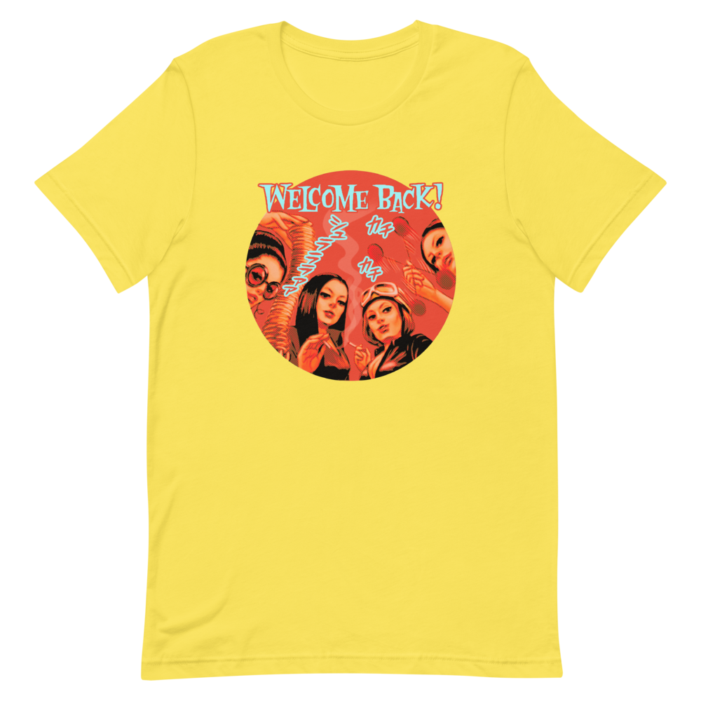 YANKII STYLE "Welcome Back!" Unisex T-shirt by Haruki Ara