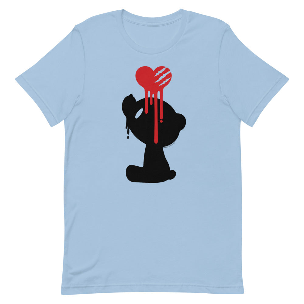 GLOOMY BEAR Official "Bleeding Heart" T-shirt by Mori Chack