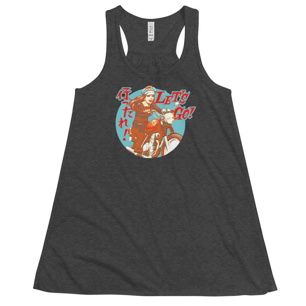 YANKII STYLE "Let's Go!" Flowy Tank Top by Haruki Ara