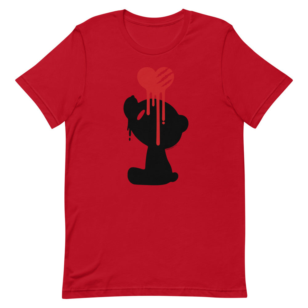 GLOOMY BEAR Official "Bleeding Heart" T-shirt by Mori Chack