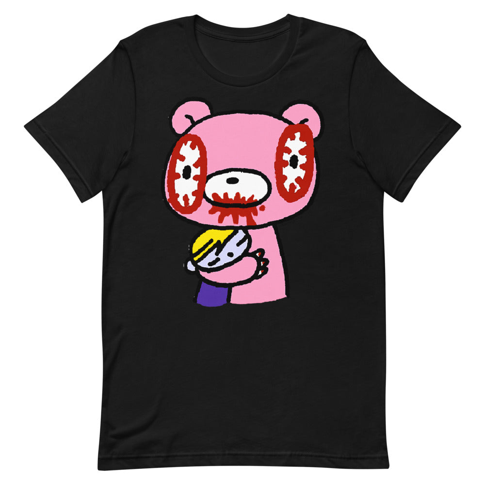 GLOOMY BEAR Official "Bear Hug" T-shirt by Mori Chack