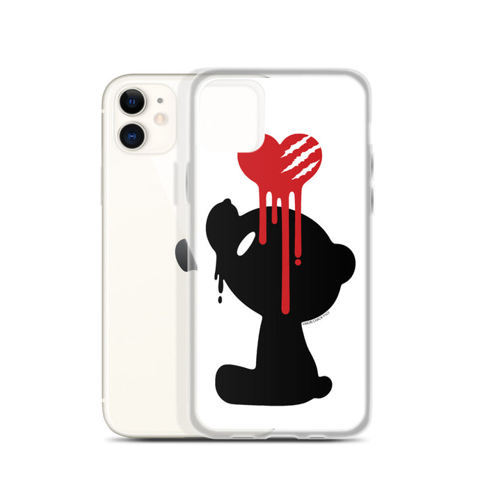 GLOOMY BEAR Official "Bleeding Heart" iPhone Cases by Mori Chack