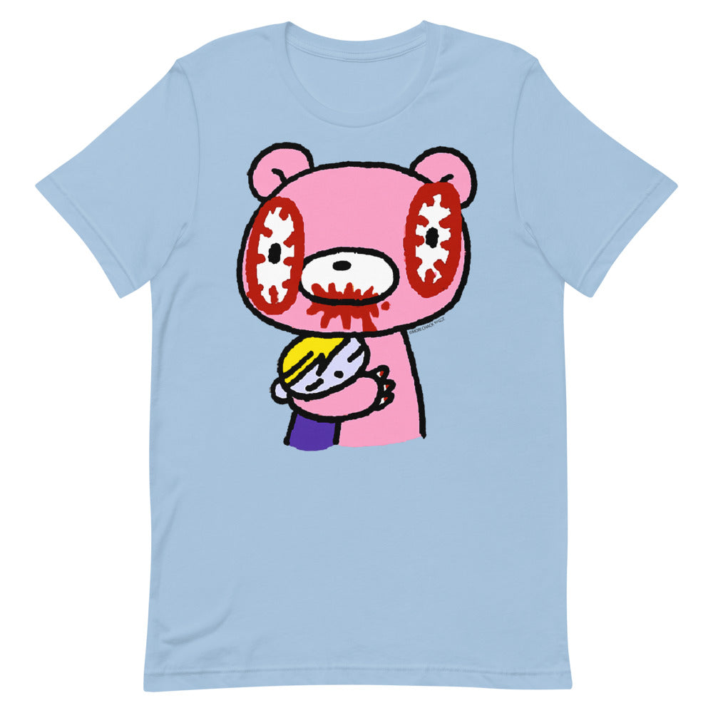 GLOOMY BEAR Official "Bear Hug" T-shirt by Mori Chack