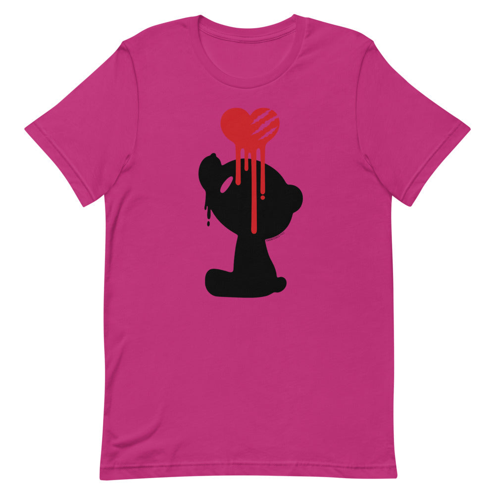 GLOOMY BEAR Official "Bleeding Heart" T-shirt by Mori Chack