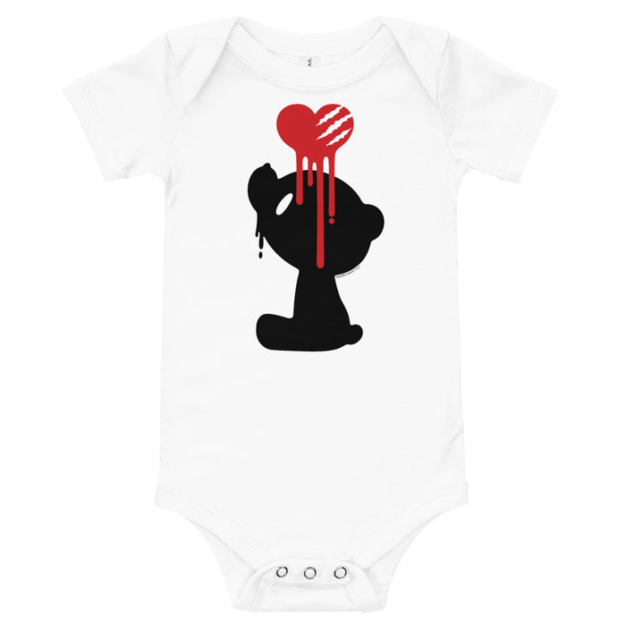 GLOOMY BEAR Official "Bleeding Heart" Baby Romper by Mori Chack
