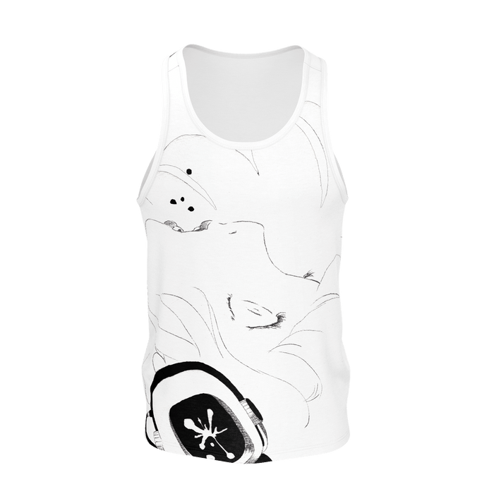 Paranoia Girls - tank top - 2 sided - Larissa Loses - White - Poly 2019