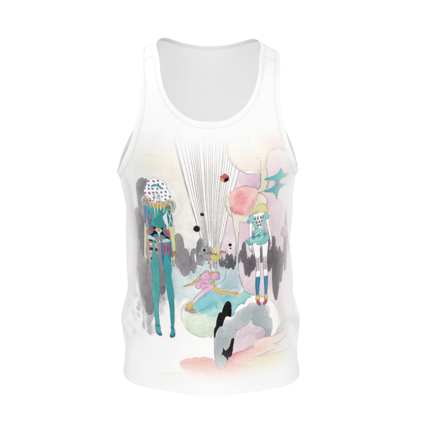 Paranoia Girls - tank top - EDR - poly 2019