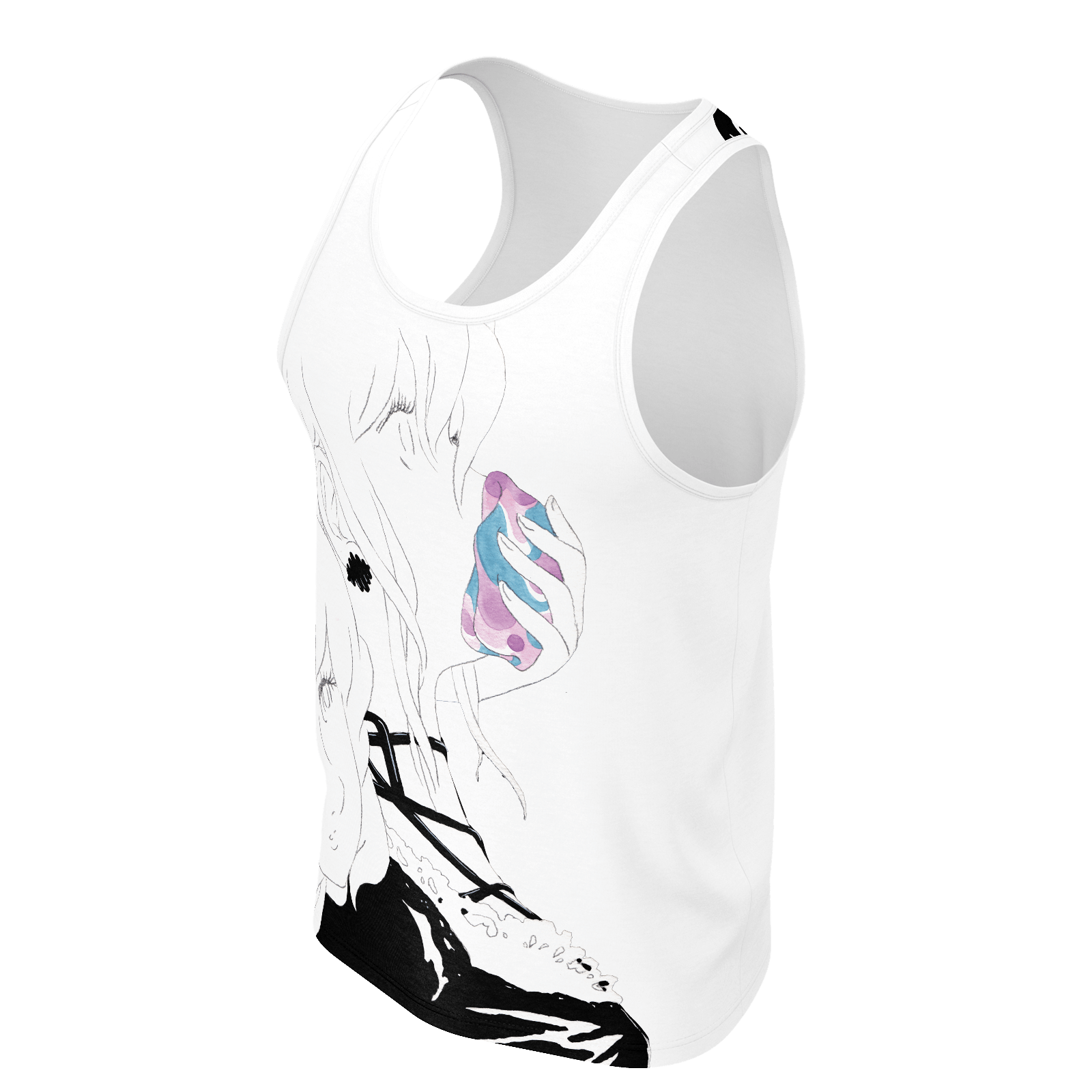 Paranoia Girls - 2 sided tank top - Betrayal - White - Poly 2019