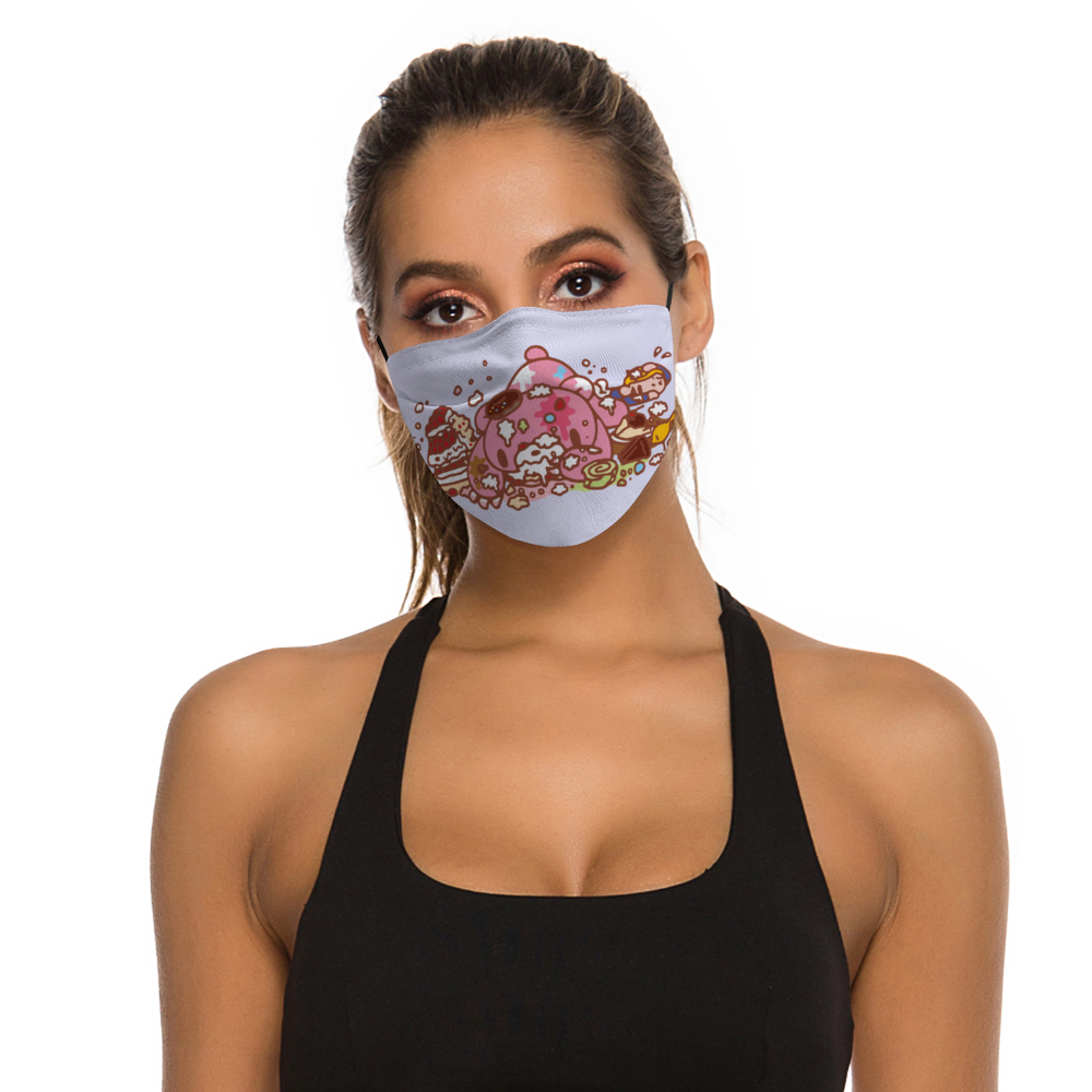 GLOOMY BEAR "Caked Up" Face Cover