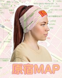 Harajuku Map Neck Gaiter