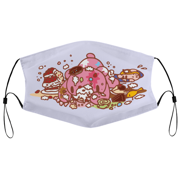 GLOOMY BEAR "Caked Up" Face Cover