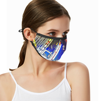 Breathable sunscreen mask KZ12, Dust Masks with Filter - Tokyo - SHinjuku _ Godzilla