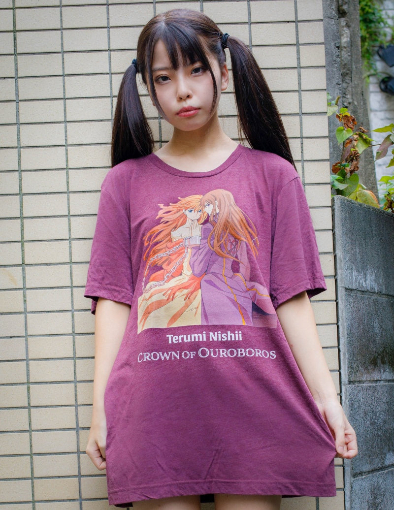 Crown of Ouroboros Unisex T-shirt by Terumi Nishii