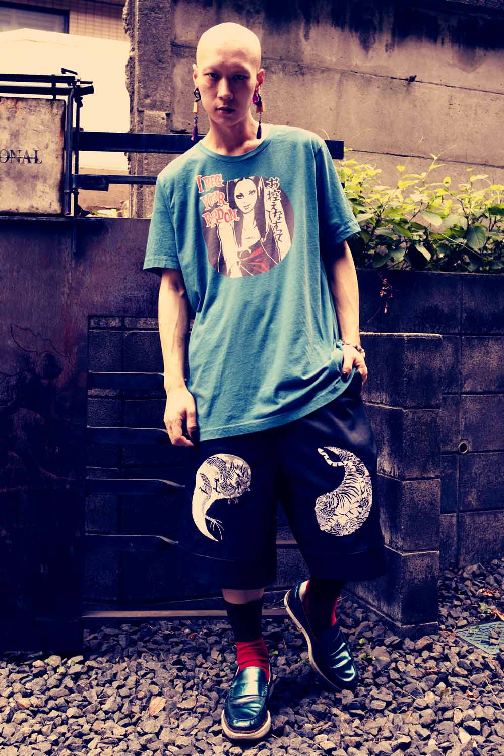 YANKII STYLE "I Beg Your Pardon" Unisex T-shirt by Haruki Ara