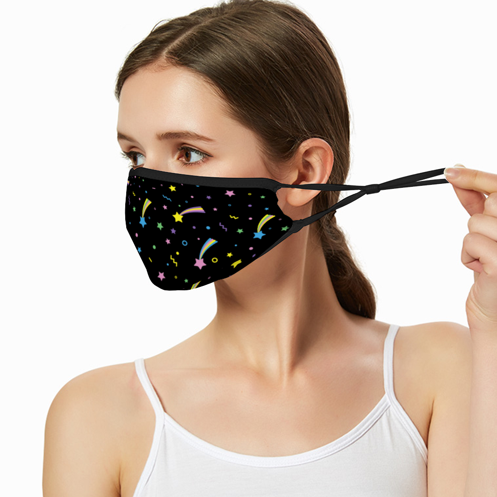 Breathable sunscreen mask KZ12, Dust Masks with Filter - Start - Black