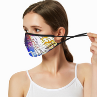 Breathable sunscreen mask KZ12, Dust Masks with Filter - Tokyo - SHinjuku _ Godzilla