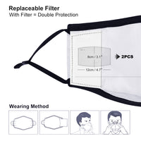 Breathable sunscreen mask KZ12, Dust Masks with Filter - Start - Black