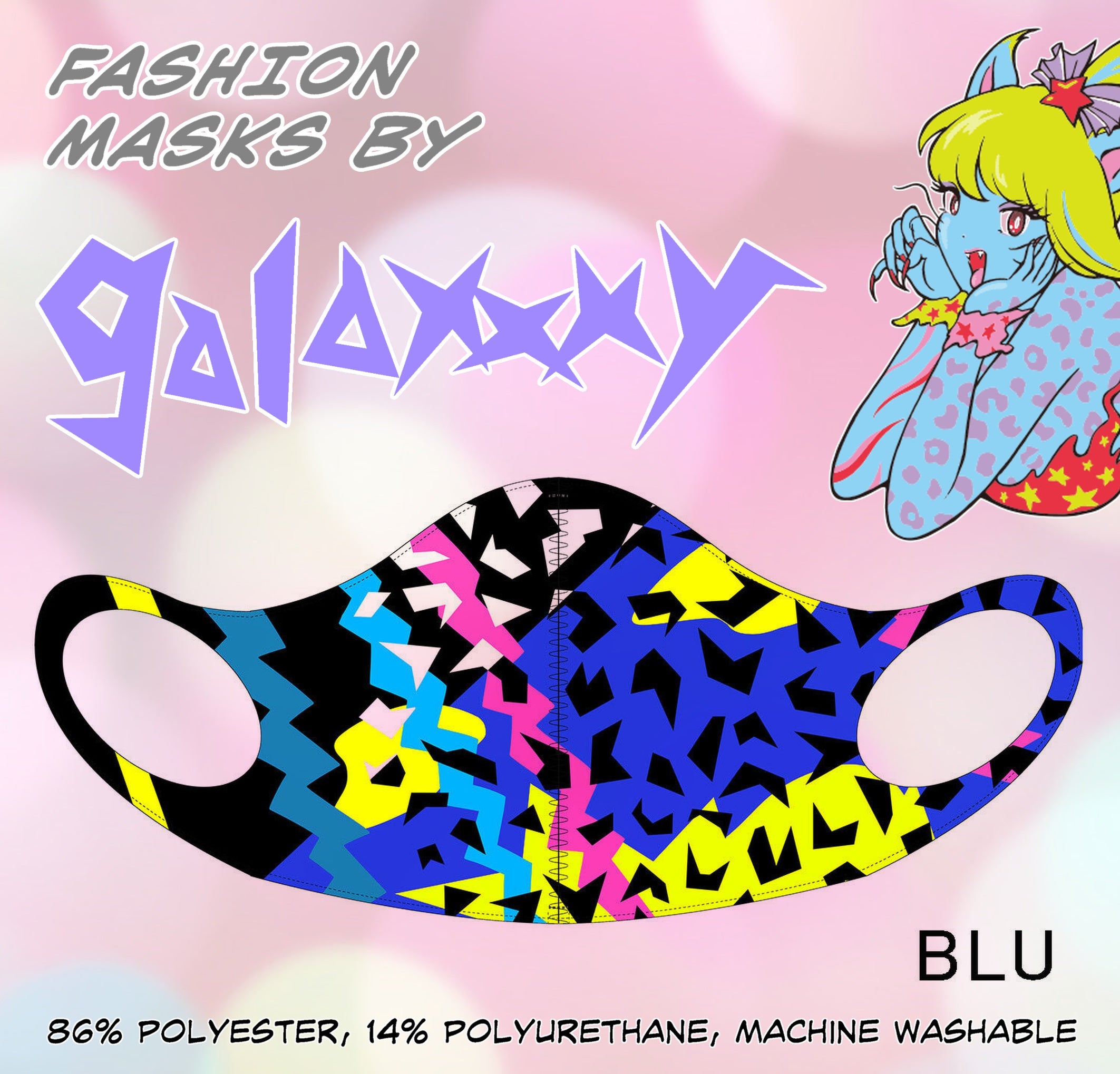 BLU Fashion Mask by galaxxxy