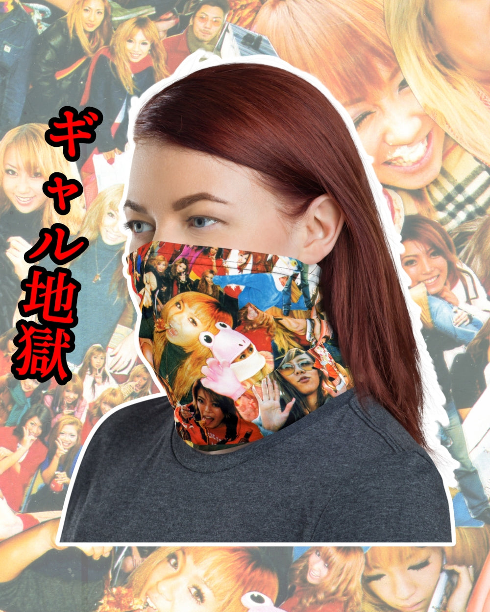 Gyaru Inferno Neck Gaiter