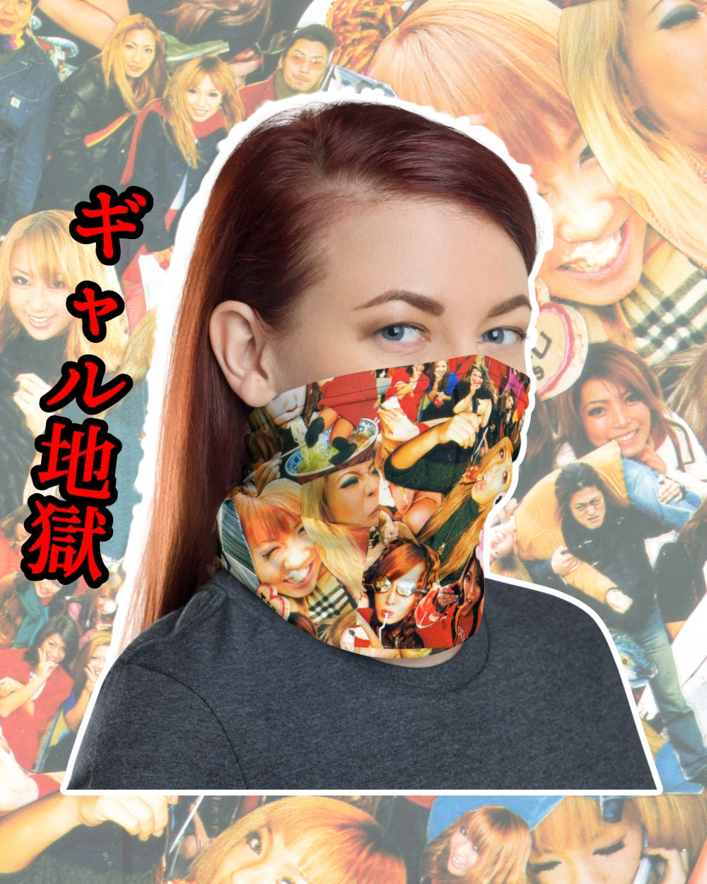 Gyaru Inferno Neck Gaiter