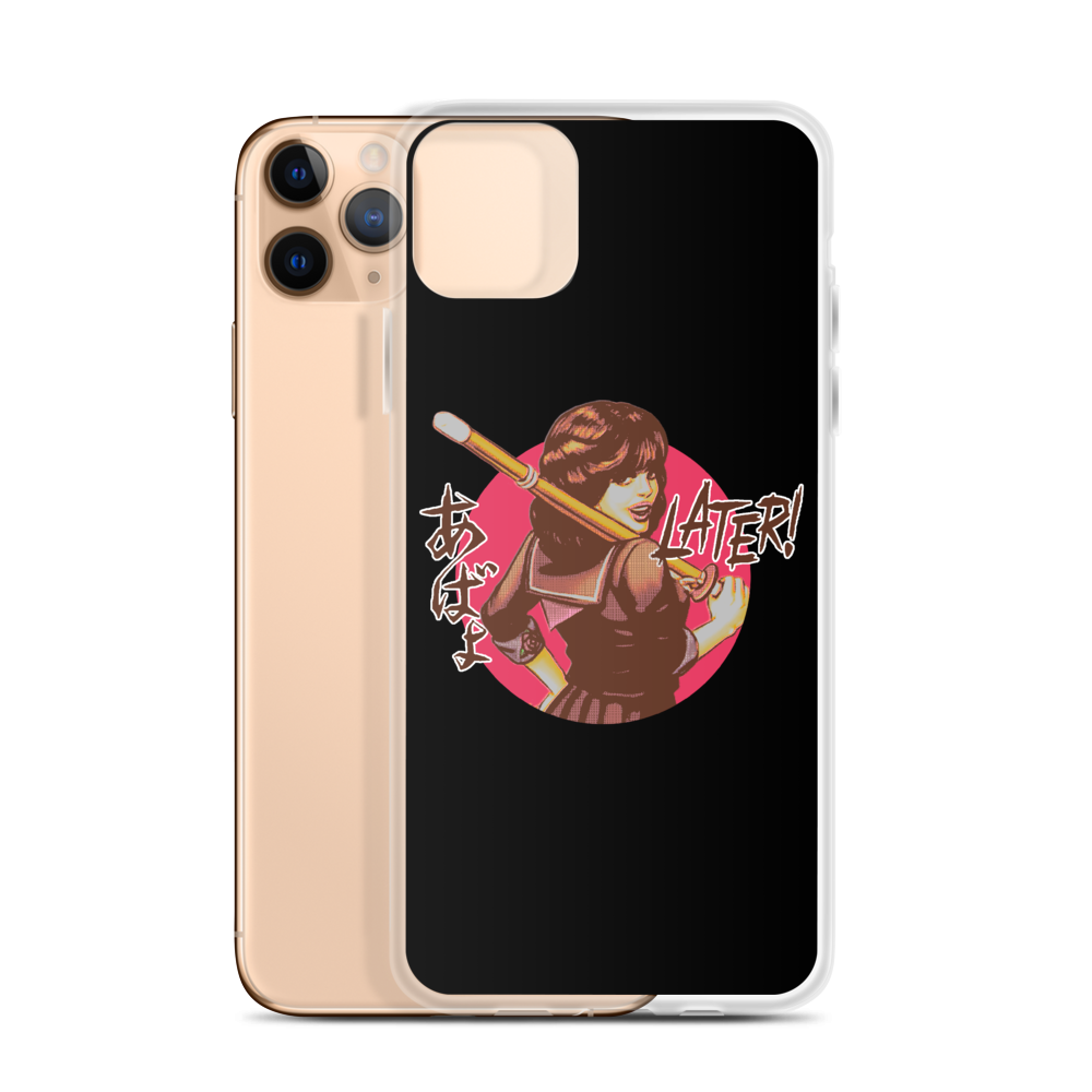 YANKII STYLE "Later!" iPhone Case by Haruki Ara