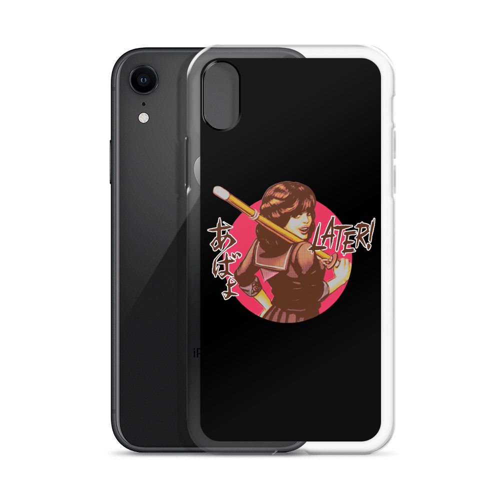 YANKII STYLE "Later!" iPhone Case by Haruki Ara
