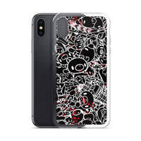 GLOOMY BEAR Official "Black and White Khaos" iPhone Cases by Mori Chack