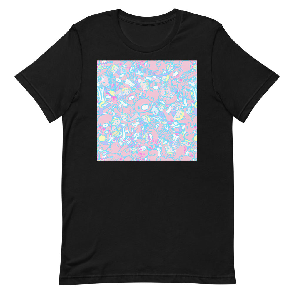 GLOOMY BEAR Official "Sherbet Khaos" T-shirt by Mori Chack