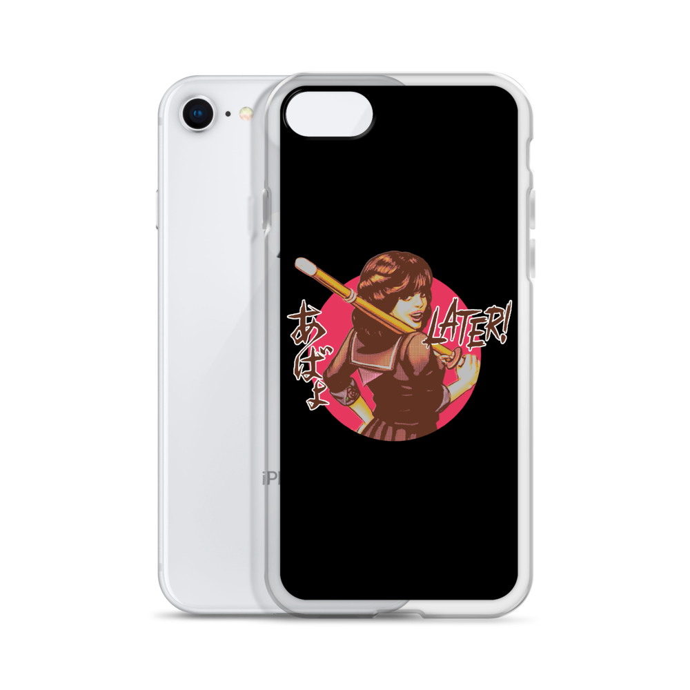 YANKII STYLE "Later!" iPhone Case by Haruki Ara