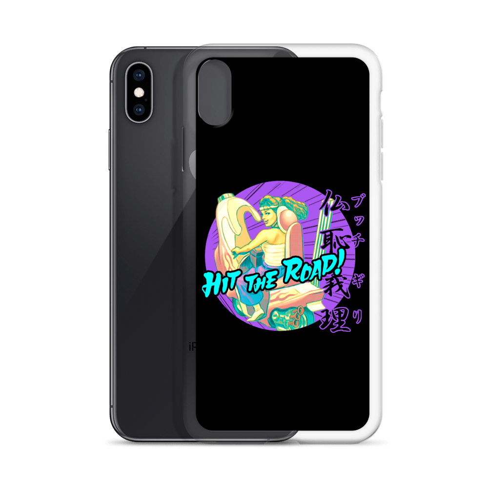 YANKII STYLE "Hit the Road!" iPhone Case by Haruki Ara