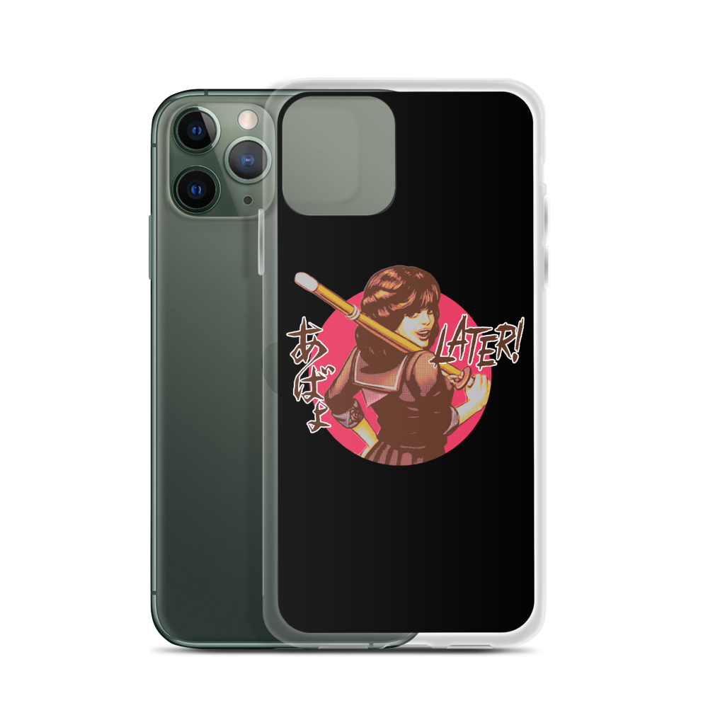 YANKII STYLE "Later!" iPhone Case by Haruki Ara
