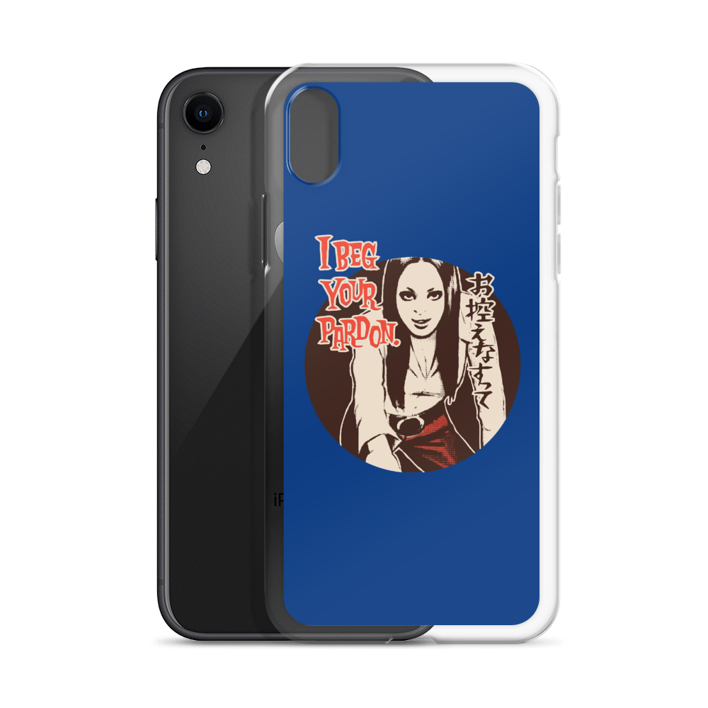 YANKII STYLE "I Beg Your Pardon" iPhone Case by Haruki Ara