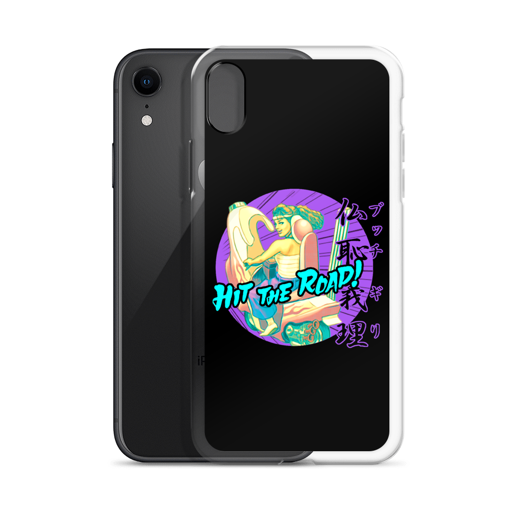 YANKII STYLE "Hit the Road!" iPhone Case by Haruki Ara
