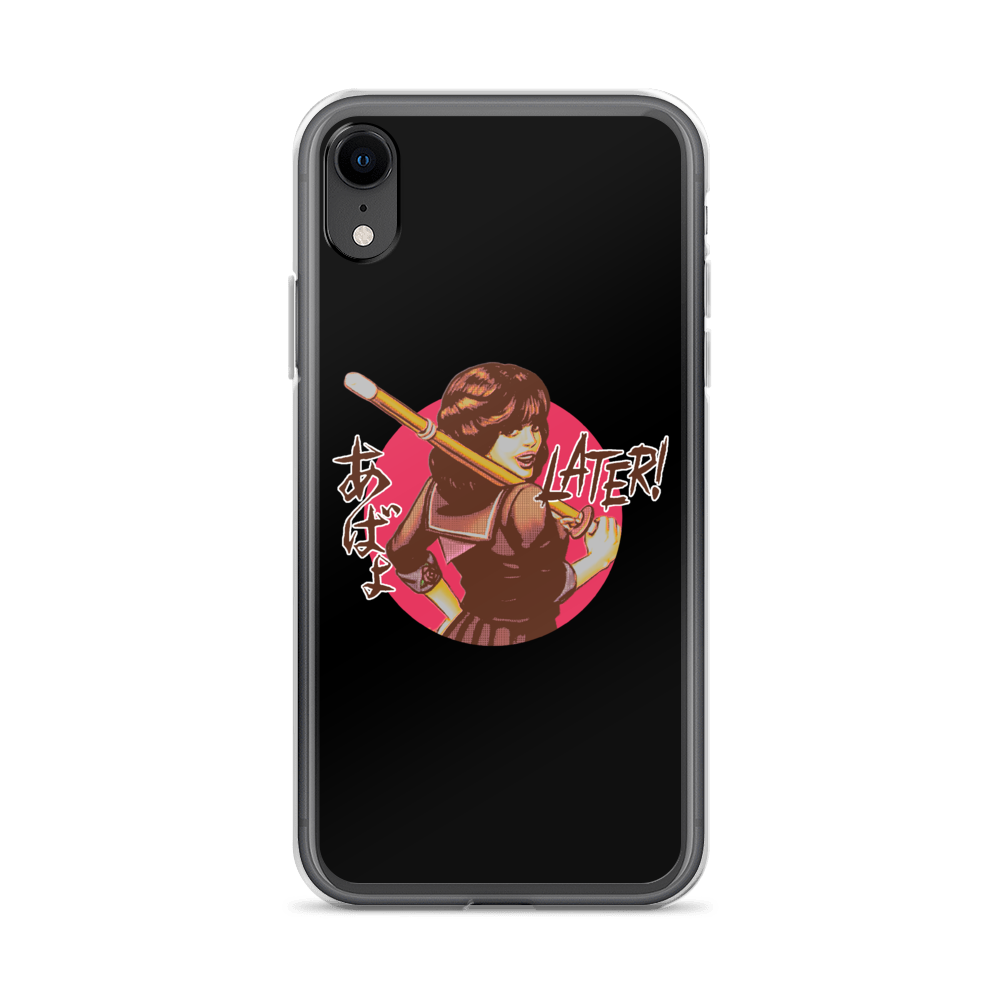 YANKII STYLE "Later!" iPhone Case by Haruki Ara