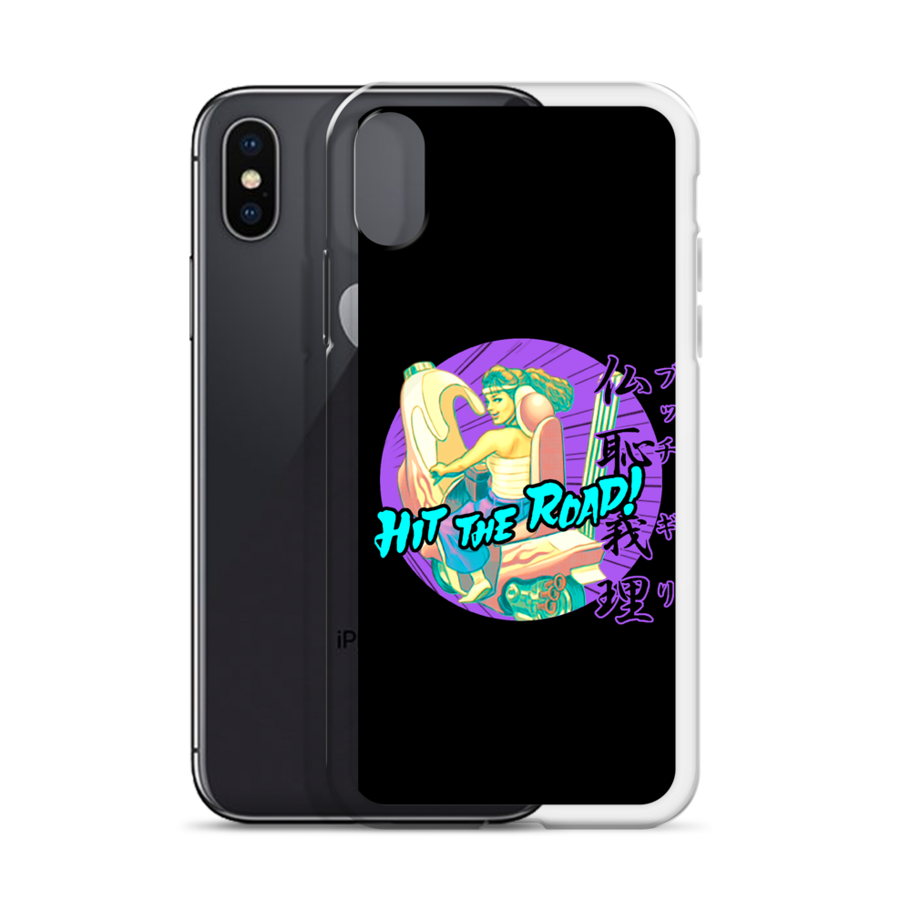 YANKII STYLE "Hit the Road!" iPhone Case by Haruki Ara