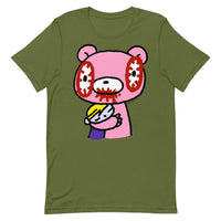 GLOOMY BEAR Official "Bear Hug" T-shirt by Mori Chack
