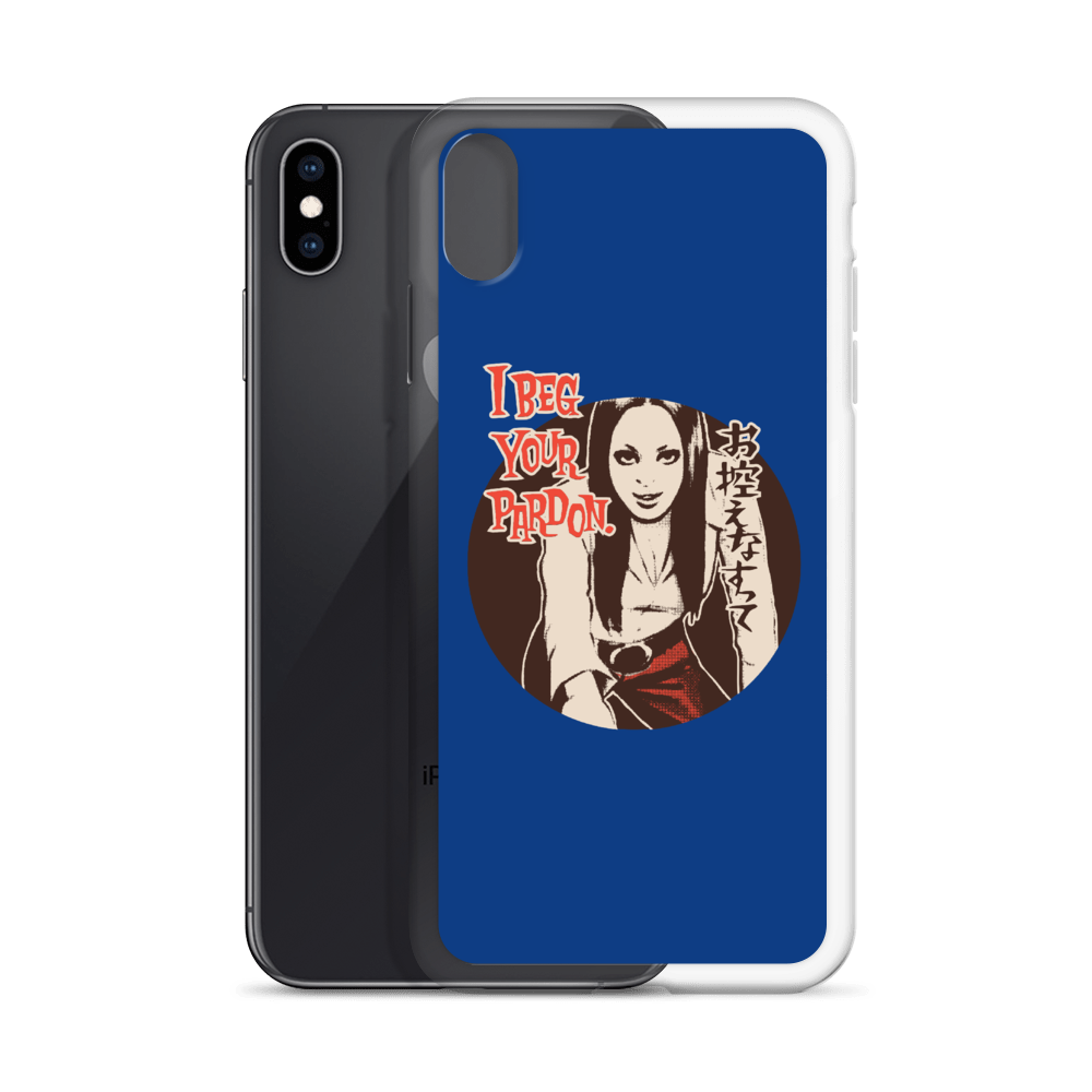 YANKII STYLE "I Beg Your Pardon" iPhone Case by Haruki Ara