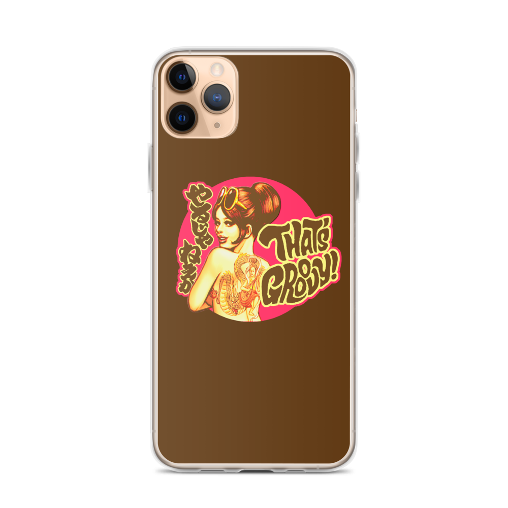 YANKII STYLE "That's Groovy!" iPhone Case by Haruki Ara