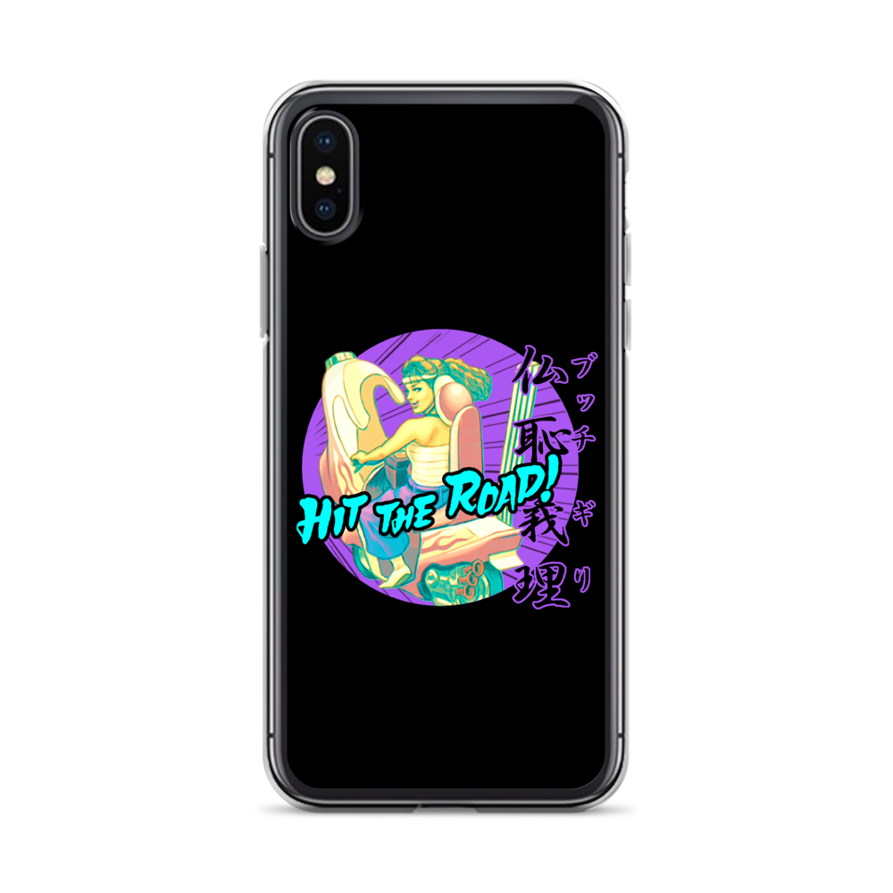 YANKII STYLE "Hit the Road!" iPhone Case by Haruki Ara
