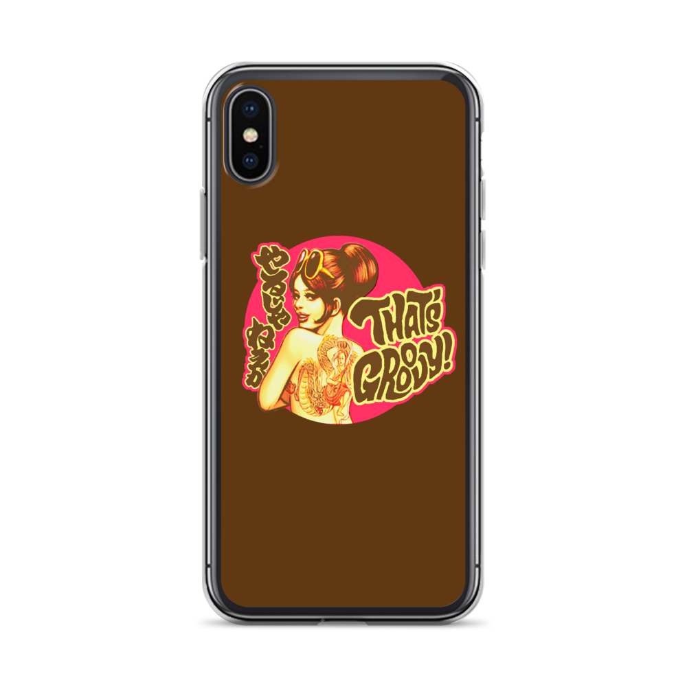 YANKII STYLE "That's Groovy!" iPhone Case by Haruki Ara