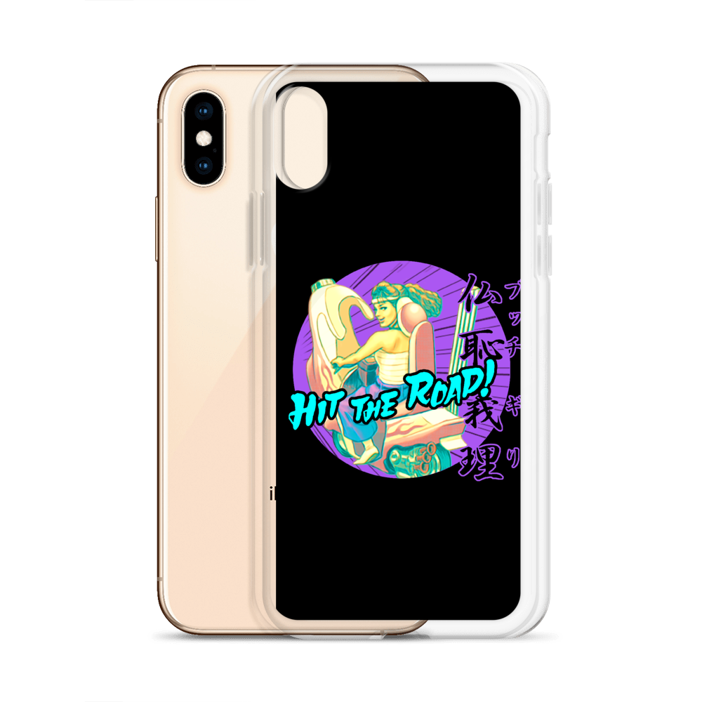 YANKII STYLE "Hit the Road!" iPhone Case by Haruki Ara