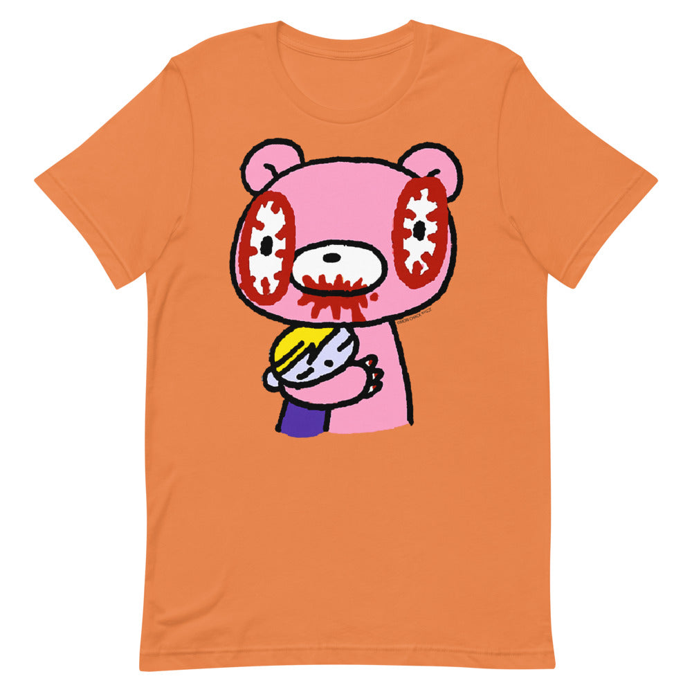 GLOOMY BEAR Official "Bear Hug" T-shirt by Mori Chack